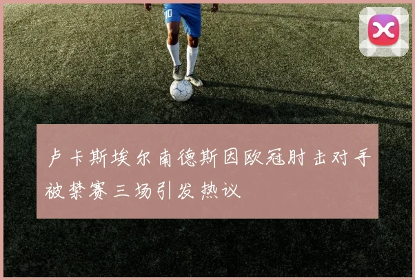 卢卡斯埃尔南德斯因欧冠肘击对手被禁赛三场引发热议